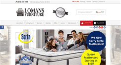 Desktop Screenshot of lomansfurniture.com