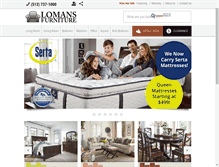 Tablet Screenshot of lomansfurniture.com